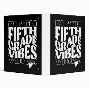 Fifth Grade Vibes Back To School Binder