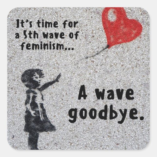 Fifth Wave of Feminism sticker (Front)