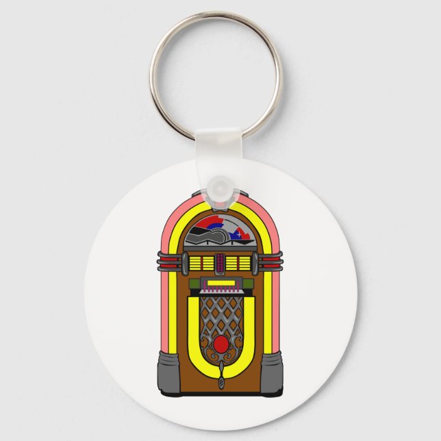 Fifties Jukebox Keychain (Front)