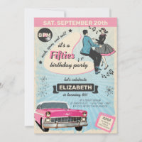 Fifties Rockabilly Birthday Party In Pink