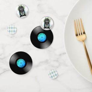 Fifties Theme Retro Personalized Confetti