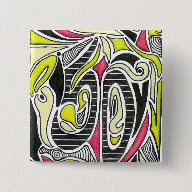 Fiftieth | Customizable Pin (Front)