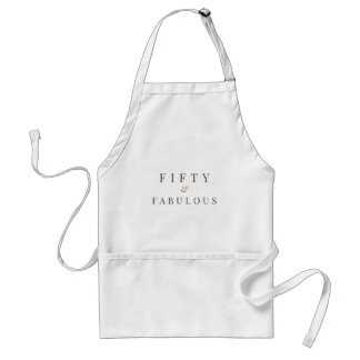 Fifty and Fabulous | 50th Birthday Standard Apron
