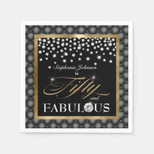 Fifty and Fabulous Black Gold Diamonds Glamourous