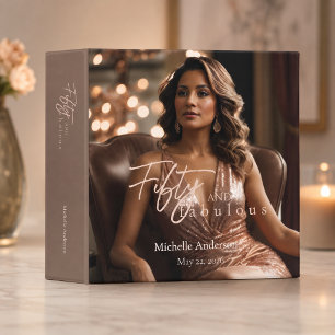 Fifty and Fabulous Keepsake Binder