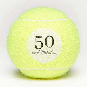 Fifty and Fabulous Tennis Balls