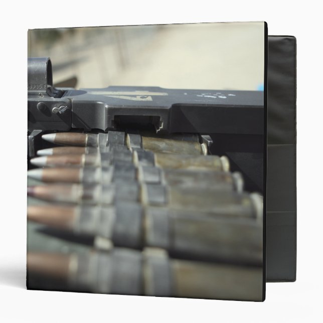 Fifty-calibre machine gun rounds binder (Front/Inside)