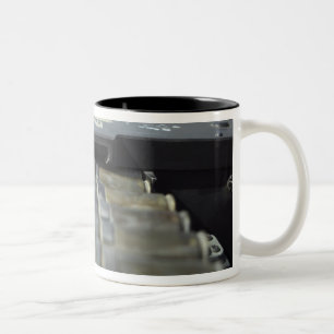 Fifty-calibre machine gun rounds Two-Tone coffee mug