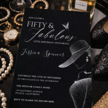 Fifty & Fabulous Black Glam 50th Birthday