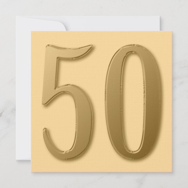Fifty is Golden (Front)