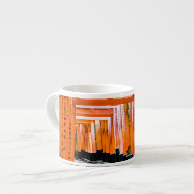 Fifty shades of orange - Senbon Torii, Kyoto Espresso Cup (Front Left)