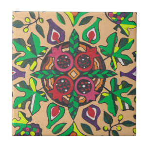 Fig and Pomegranate Medley Tile