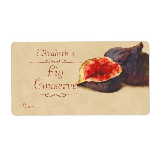 Fig Canning label (Front)