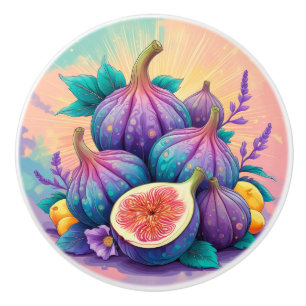 Fig fruit Ceramic Pull
