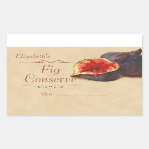 Fig jam or canning sticker