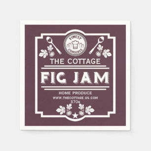 Fig Jam Seller Napkin