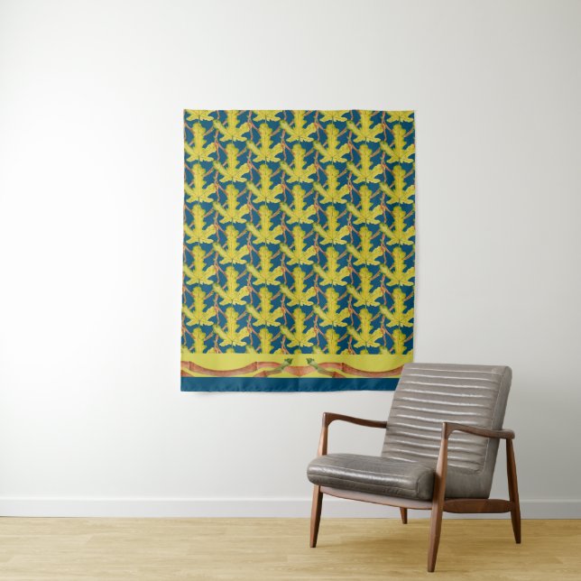 Fig Leaves on Tapestry (In Situ)