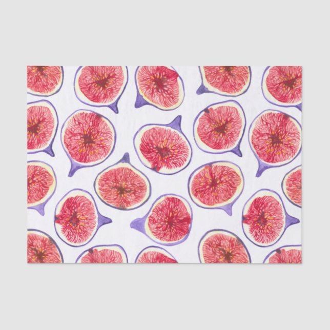 Fig slices watercolor tissue paper (Front)