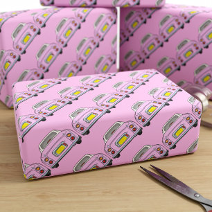 Figarations Cute Pink Figaro Car Wrapping Paper