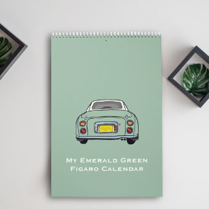 Figarations Emerald Green Figaro Garage Calendar