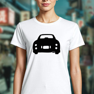 Figarations Figaro Car Black Silhouette Graphic T-Shirt