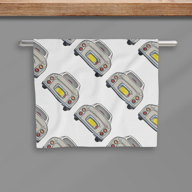 Figarations Figaro Voiture Topaz Mist Serviette de (Fun topaz mist figaro car pattern kitchen towel just for you)