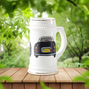 Figarations Monogram Black Figaro Car Beer Stein