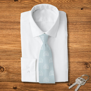 Figarations Monoline Pale Aqua Figaro Car Tie
