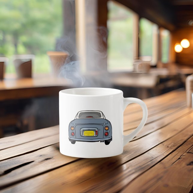 Figarations Name Lapis Grey Figaro Espresso Cup (How do you like your coffee in a morning? I like mine with a fig. Customise with your name )