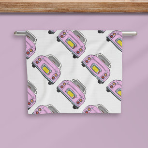 Figarations Rose Figaro Voiture Motif Serviette de