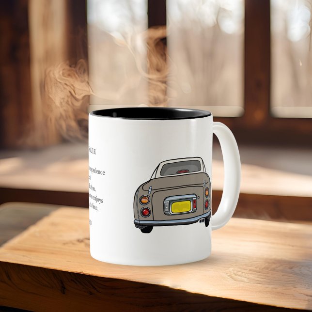 Figarations Tokyo Topaz Mist Figaro Car Coffee Mug (Perfect mug for those that like to savour life one day at a time.)