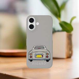 Figarations Topaz Mist Figaro Car Personalised iPhone 16 Case