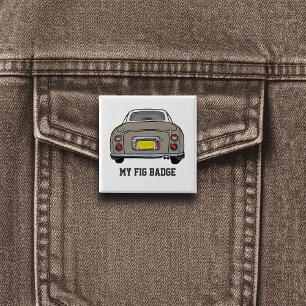 Figarations Topaz Mist Nissan Figaro Car Button