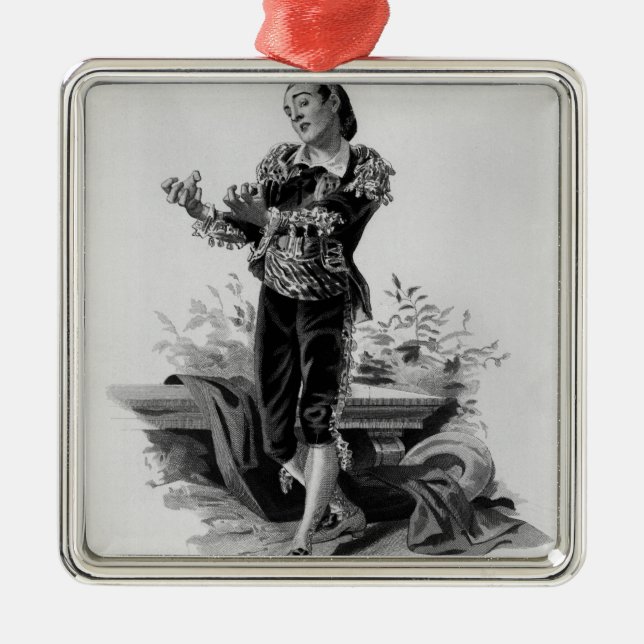 Figaro Metal Ornament (Front)