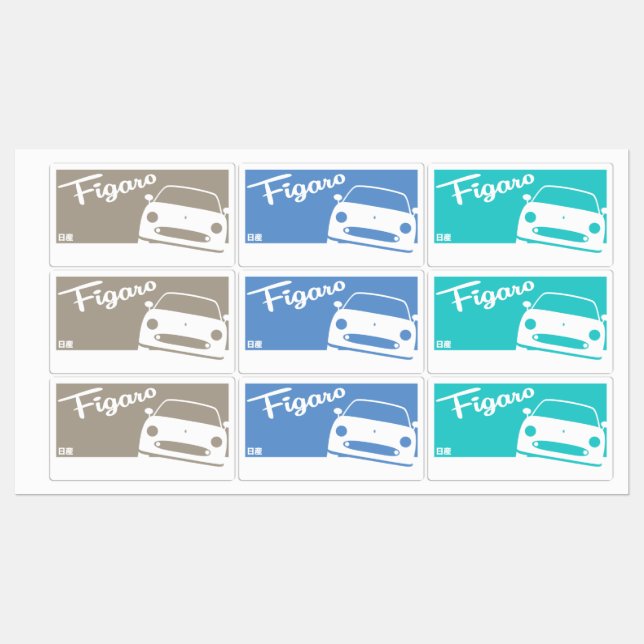 Figaro Stickers (Sheet)