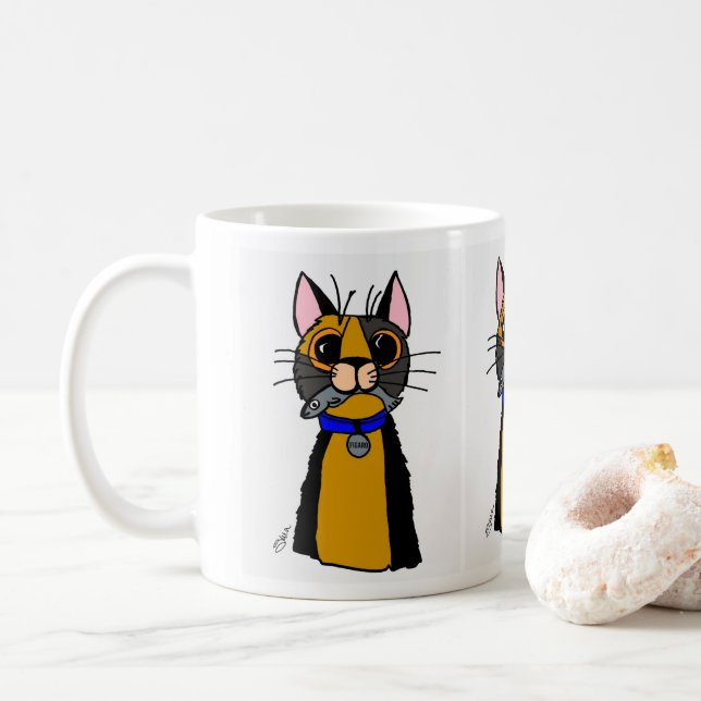 Figaro the Cat  MUG (With Donut)