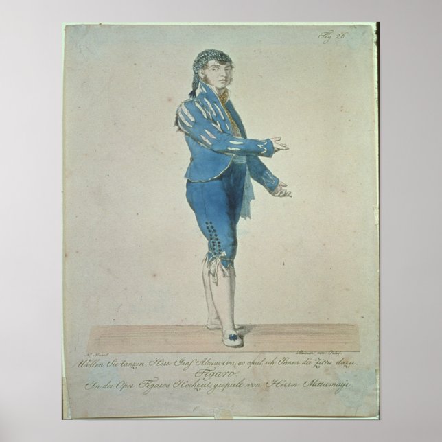 Figaro, valet to Count Almaviva Poster (Front)