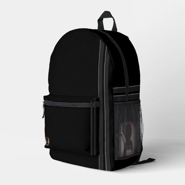figdewdrops Blinky the Bat Black Backpack (Back Corner Right)