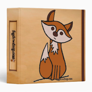figdewdrops Fig le Renard classeur 3 anneaux