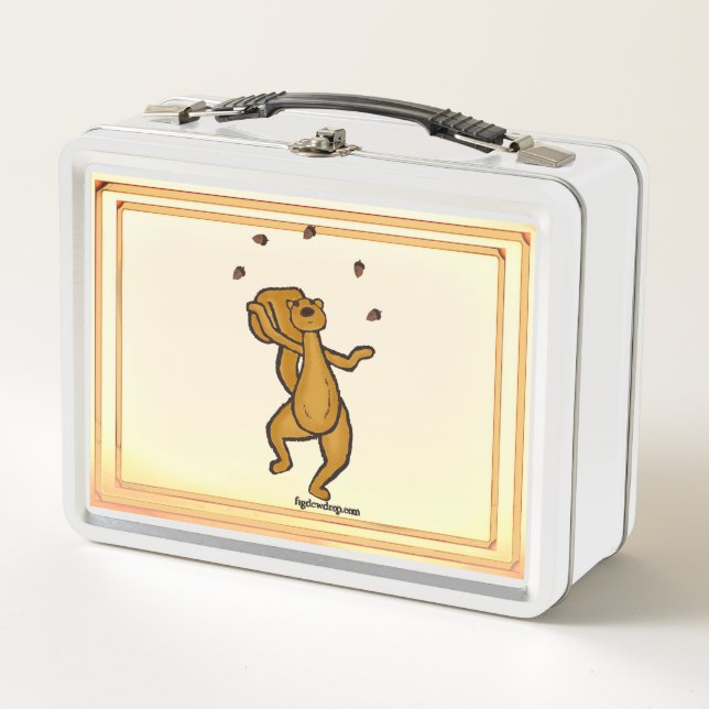figdewdrops Juggling Squirrel Lunch Box (Devant)