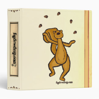 figdewdrops Squirrel Juggle 3 ring binder