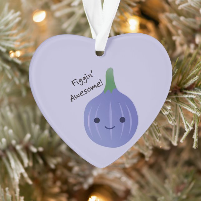 figgin Awesome Fig Pun Ornament (Tree)