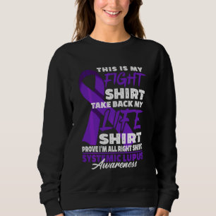 Figh I Sle Systemic Lupus Erythematosus Awareness Sweatshirt