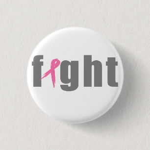 Fight 1 Inch Round Button