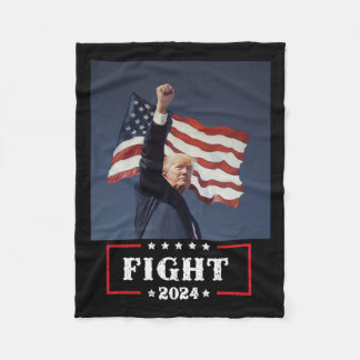 Fight 2024  fleece blanket