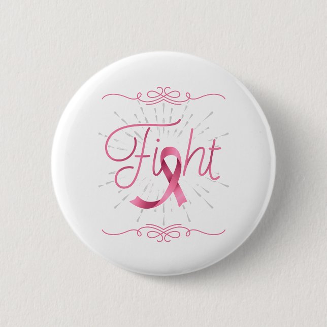Fight 2 Inch Round Button (Front)