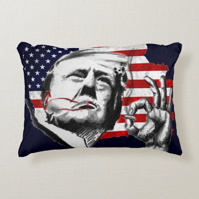 Fight Accent Pillow (Front)