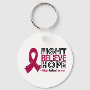 Fight Believe Hope - Multiple Myeloma Keychain