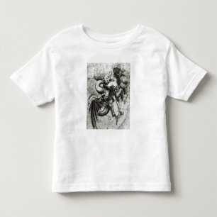 Fight between a Dragon and a Lion Toddler T-shirt