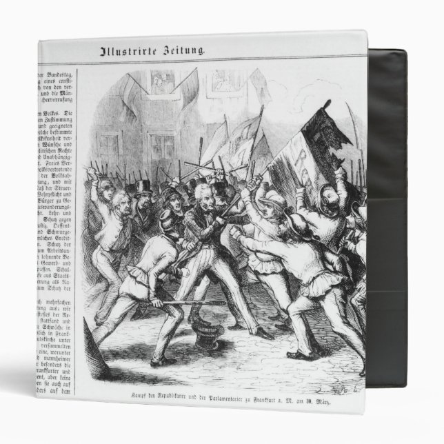 Fight between the Republicans & Parliament Binder (Front/Inside)
